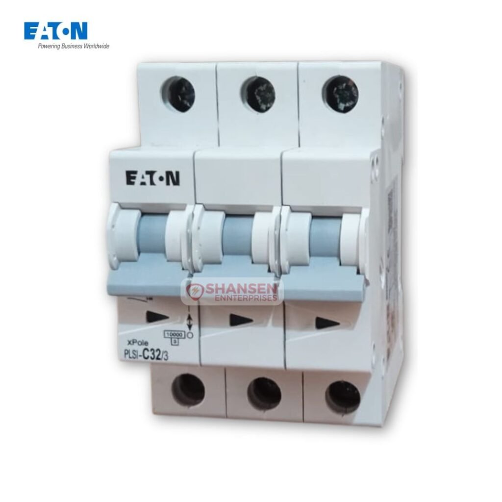 Eaton PLSI C32/3 Miniature Circuit Breaker – 3-Pole, Type C, 32A